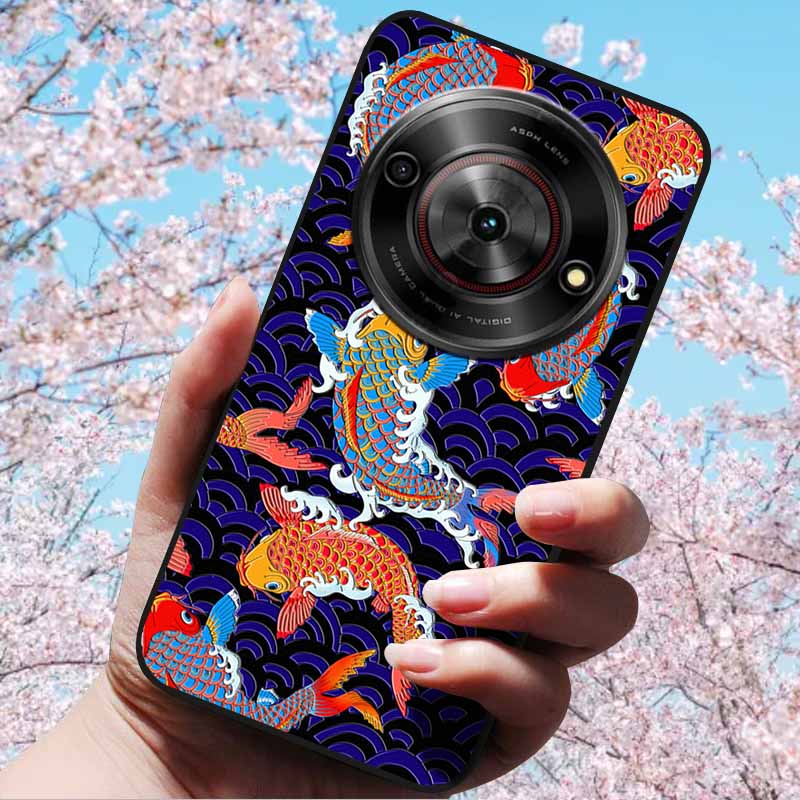 For ZTE Blade A75 5G 6.6" Cases 3D Relief Flower Soft Silicone Luxury Cover for ZTE Blade A75 5G 3D Phone Cases ZTE Blade Z2357N