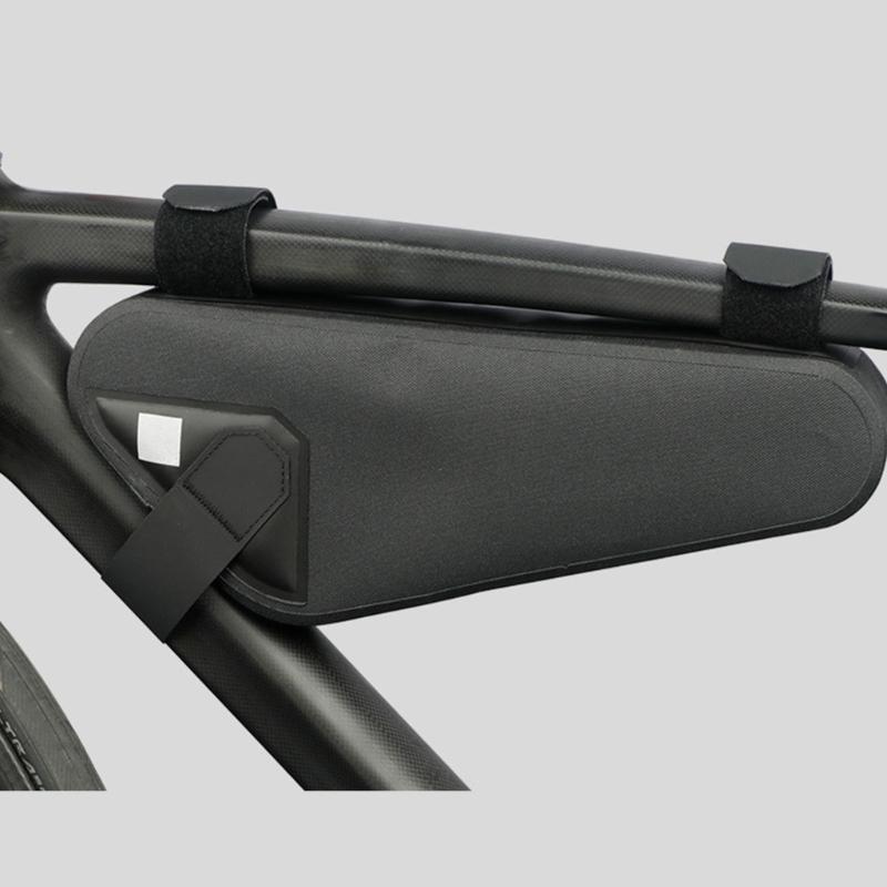 Wasserdichte Fahrrad-Vorderrahmentasche, Radsport-Lenkerstangen-Aufbewahrungstaschen zum Radfahren, Reißverschluss-Verschluss, Rennrad-Oberrohrtasche