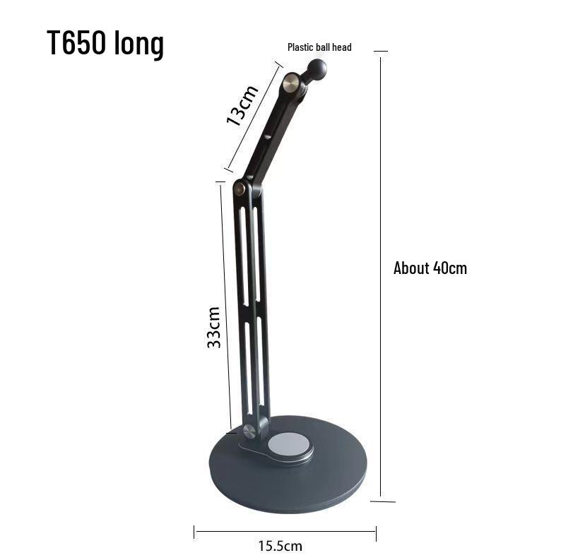 Suport Monitor Industrial cu Touchscreen Ajustabil 17.3” cu Cap Universal cu Bilă și Compatibilitate VESA 75-100