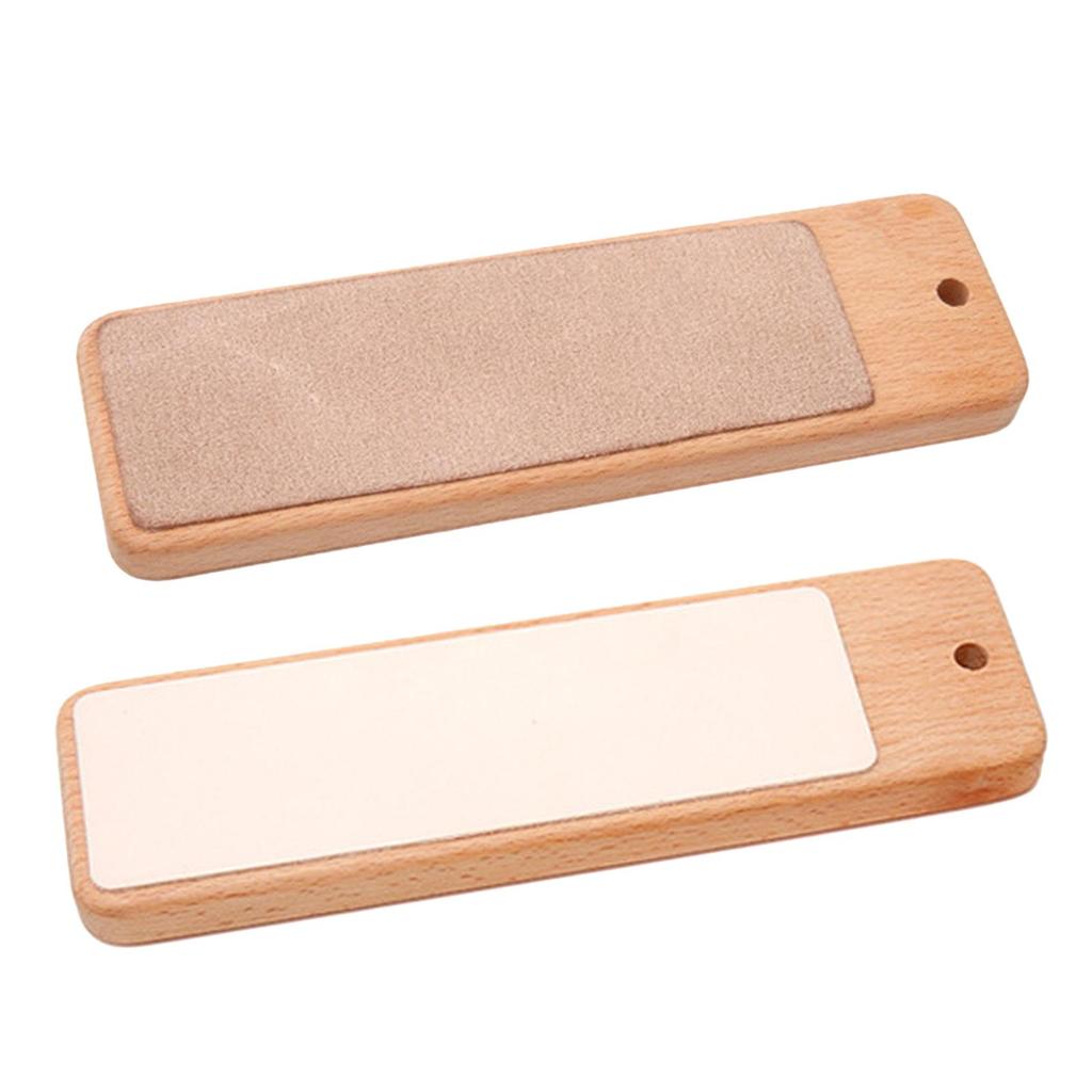 Stropping Leather Strop Lightweight Sturdy Wood Knife Stropping Straight Strop DIY Craft for Woodworking Chisel, Woodcarving,