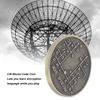 Tréninková mince CW Morseova abeceda Pozinkovaná měď Šifrovací jazyková mince pro začátečníky v radioamatérství 30x30x3mm