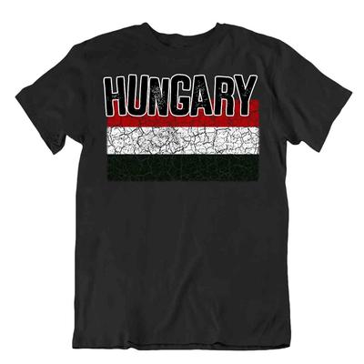 Flag T-Shirt Hungary Fashion Country Souvenir GiftPride Logo