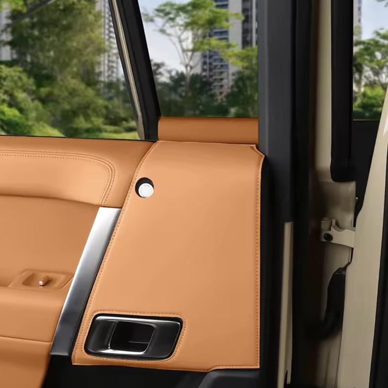 For Chery iCAR V27 ICAUR V27 2026 Car Door Panel Leather Protective Stickers Anti Kick Leather Pad Interior Accessories