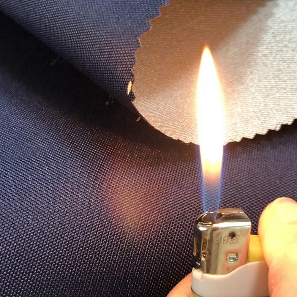 Feuerfestes Oxford-Gewebe 600D Silberbeschichtetes Wasserdichtes Tuch Outdoor Flammhemmende Stoffe Outdoor Sonnenschirm Stoff