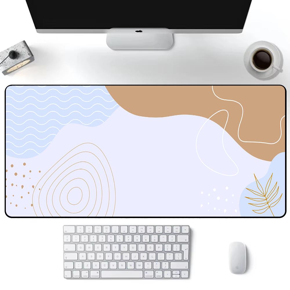 Line Large Mouse Pad Carpet Simple Mat  Pc Gamer Gaming Cushion Deskmat Xl Big Computer Table Office Accessories Mausepad