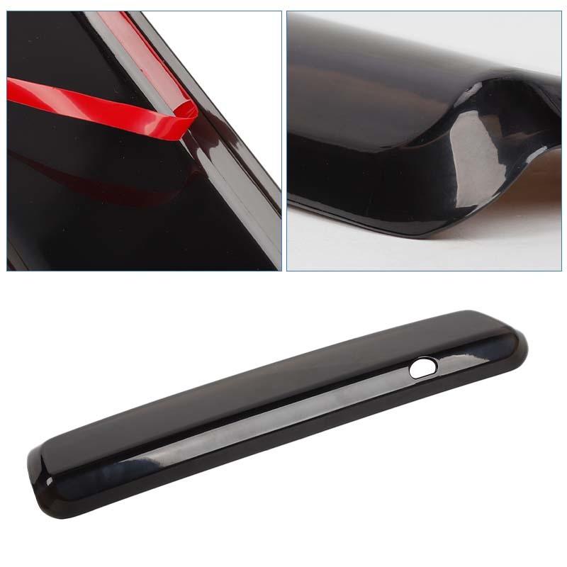 Car High Mounted Brake Light Lamp Decoration Stickers For Jeep Grand Commander 2006-2010 Car Exterior Accessories, Smocked Black.