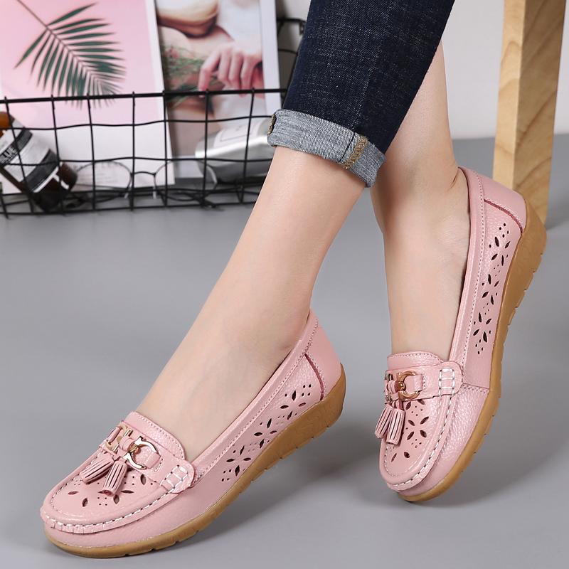 Damenschuhe Slipper für Ballerinas Damen Mokassins Freizeitschuhe Flache Schuhe für Damen Freizeitschuhe