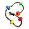 Colorful Climbing Rope Swing Disc Kids Garden Playground Backyard Outdoor Swing Games Kids Fitness Equipment Photography Props