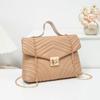 Women's One Shoulder Fashi Retro Small Square Bag Crossbody Handbags Minimalist Style Women's Chain Bag Suitable for Travel-ll