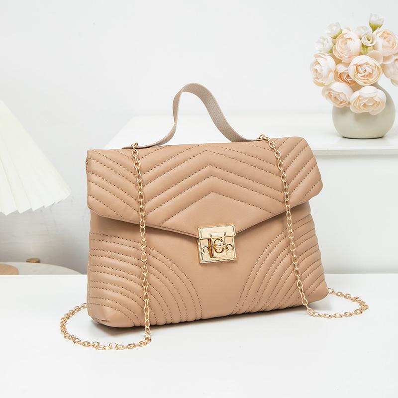 Women's One Shoulder Fashi Retro Small Square Bag Crossbody Handbags Minimalist Style Women's Chain Bag Suitable for Travel-ll