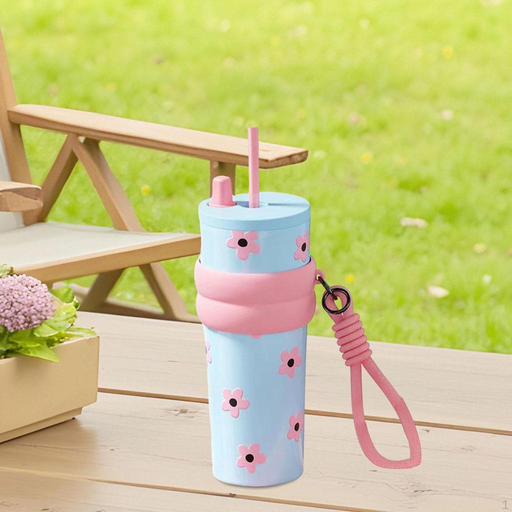 710ml Drinking Bottle with Carry Rope for Camping And Travel