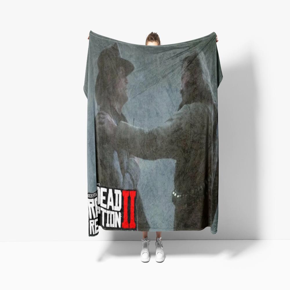Adventure Games R-Red HD Print Blanket, For Sofa Travel Hiking Picni Bed Beding Flannel Blanket And Birthday Gift