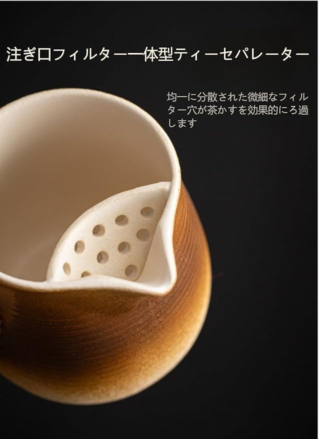 Ceramic Teapot, Side Handle, Heat Resistant, Large Capacity, White Clay, Suitable for Stovetop Use, Outdoor and Indoor Use, for Brewing Tea, Relaxing