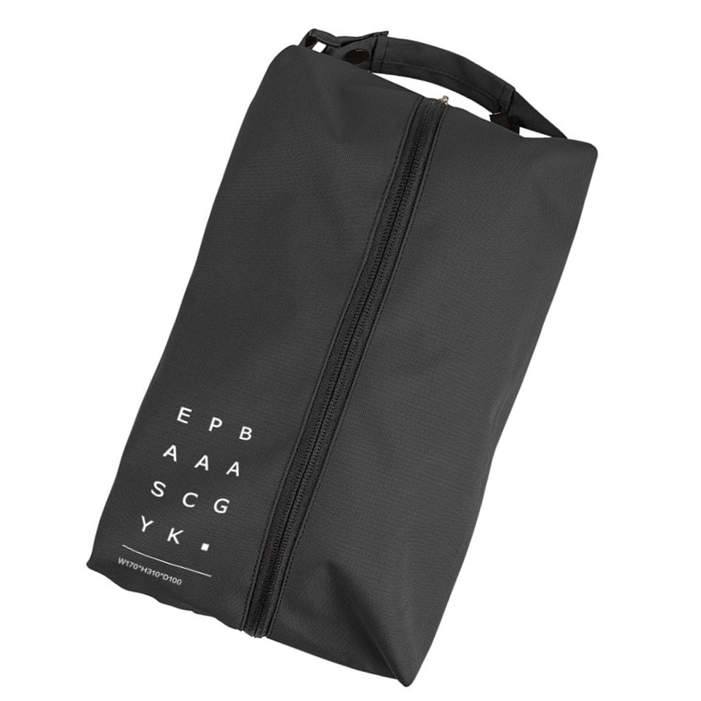 Oppbevaringsposer for sko i Oxford-stoff Bærbar skooppbevaringsveske Herre Dame Sneakers Organizer Glidelås Skopose Hengende pose