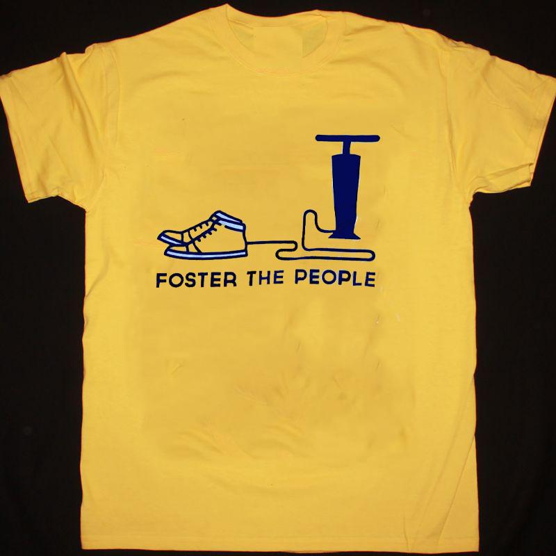 Foster the People Band Short Sleeve Yellow All Size Unisex Shirt S