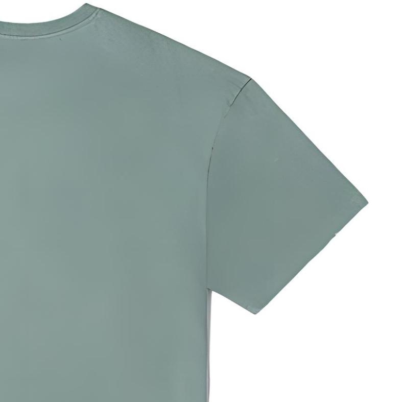 Vans Solid Color Printed Loose Breathable Sports Casual Crew Neck Short Sleeve T-Shirt Men Tops Green VN0A7PZSYAA