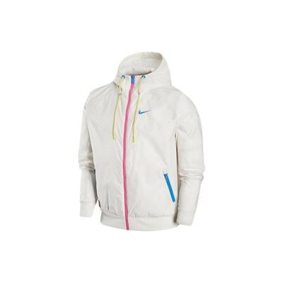 Nike Chaqueta Cortavientos Deportiva con Capucha Tejida 'Blanco' FJ7680-030
