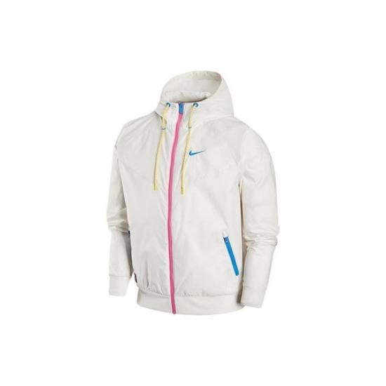 

Nike Woven Sports Hooded Windbreaker Jacket White FJ7680-030 EU XL білий