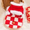 Pet Winter Vest Small Dogs Cats Chinese Style Pearl Button Tang Jacket Festive New Outfit