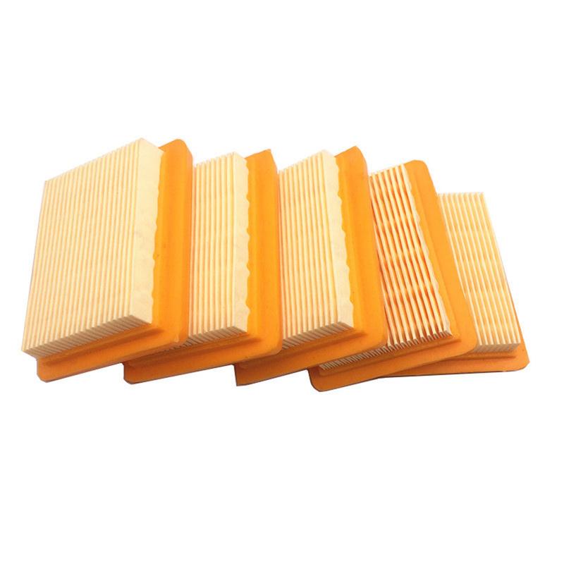 5PCS Air Filter Fit for Stihl Carburetor FS120 FS200 FS250 FS300 FS350 FS400 FS450 Trimmer Chaaw Air Filter Replacement