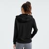 Hooded Sports Coat Women's Loose Running Smock Large Size Fitness Wear Long Sleeve Yoga Wear