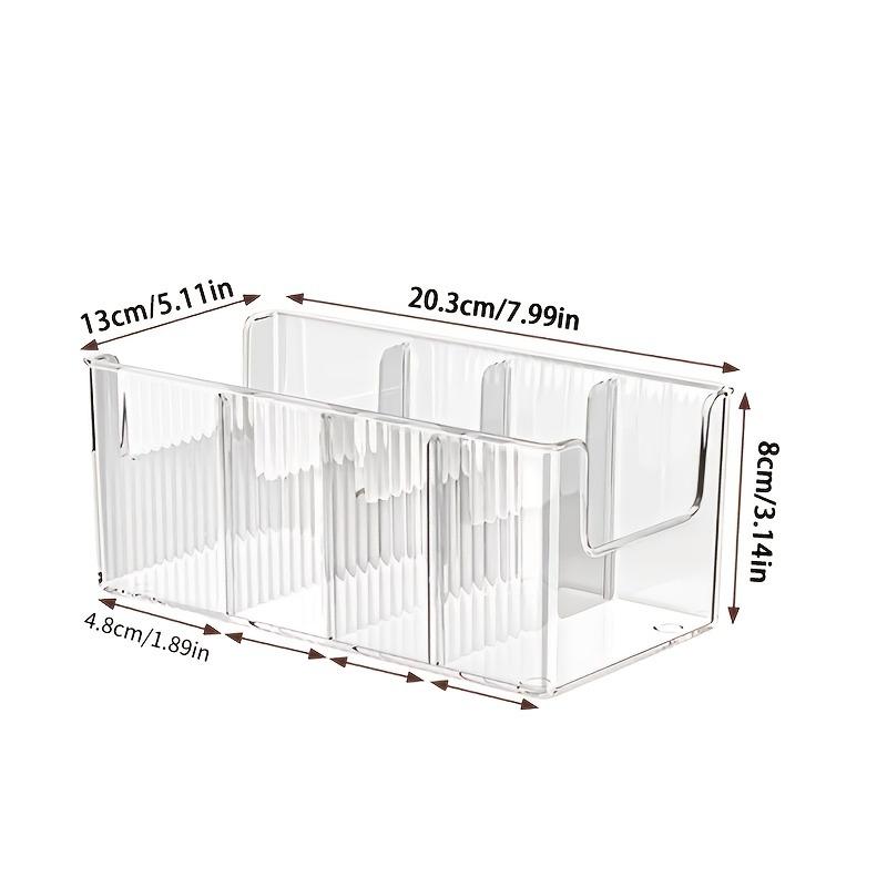 

Multifunctional Storage Organizer Box, Thickened PP Kitchen Cabinet Divider, Standing Transparent Container