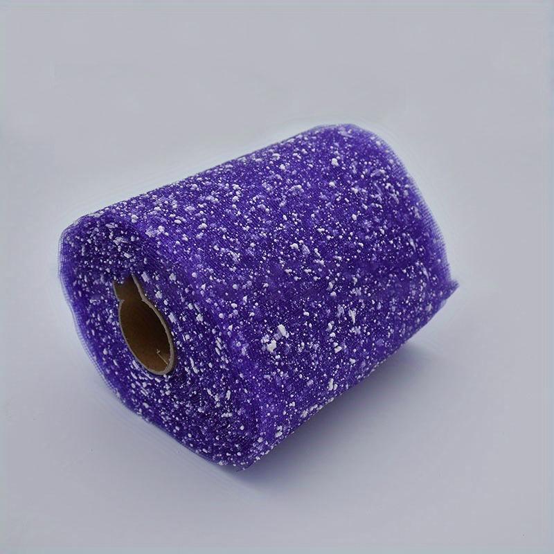 15cm Wide Snow Dot Gauze (1pc) – Rose Bouquet Packaging Material, Wedding Decoration Mesh, Flower Shop Flower Net