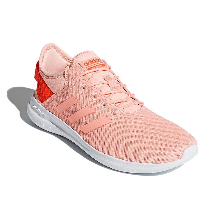 Adidas Neo Qtflex Exquisite Retro Durable Lightweight Low Top Casual Running Shoes Women sneaker Coral-Pink DA9445