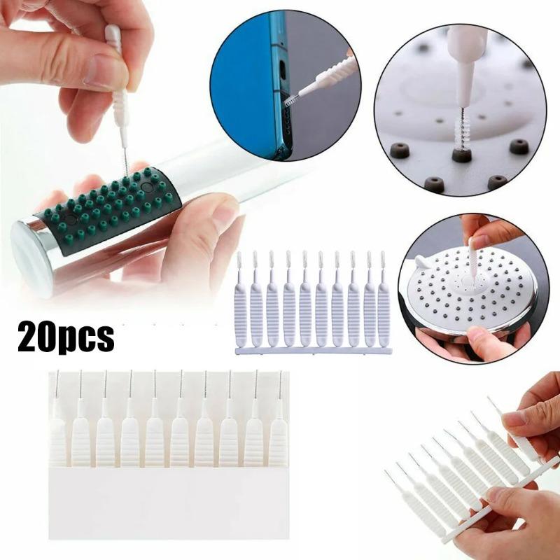 100PCS Shower Head Cleaning Brush Anti-clogging Small Brush Mobile Phone Hole Cleaning Tools Keyboard Gap Washing Accessorie