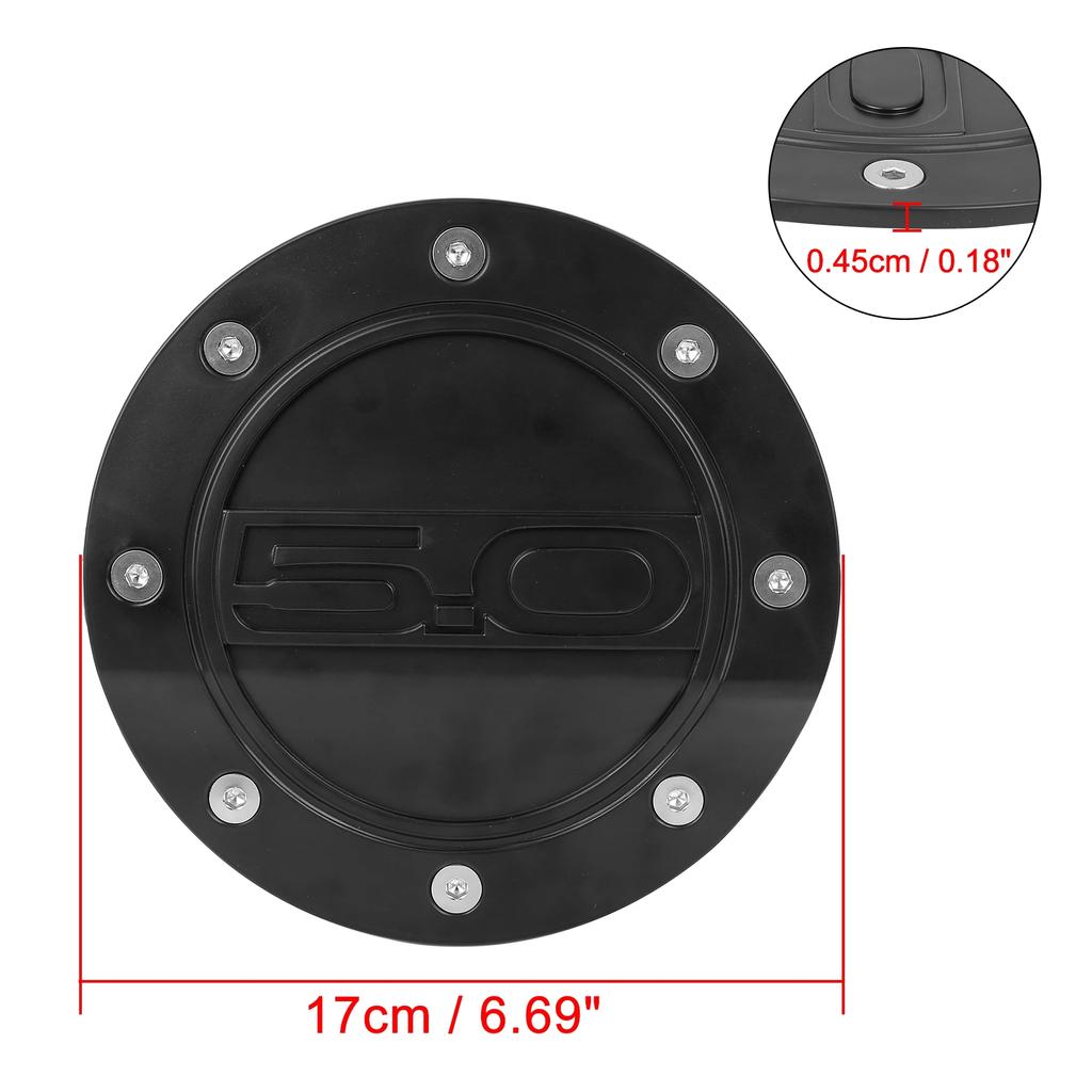 Capac de ușă pentru ușă de umplere a combustibilului pentru mașină, carbon negru, pentru Ford Mustang GT 2015 2016 2017 2018 2019 2020 2011 2024 2024+