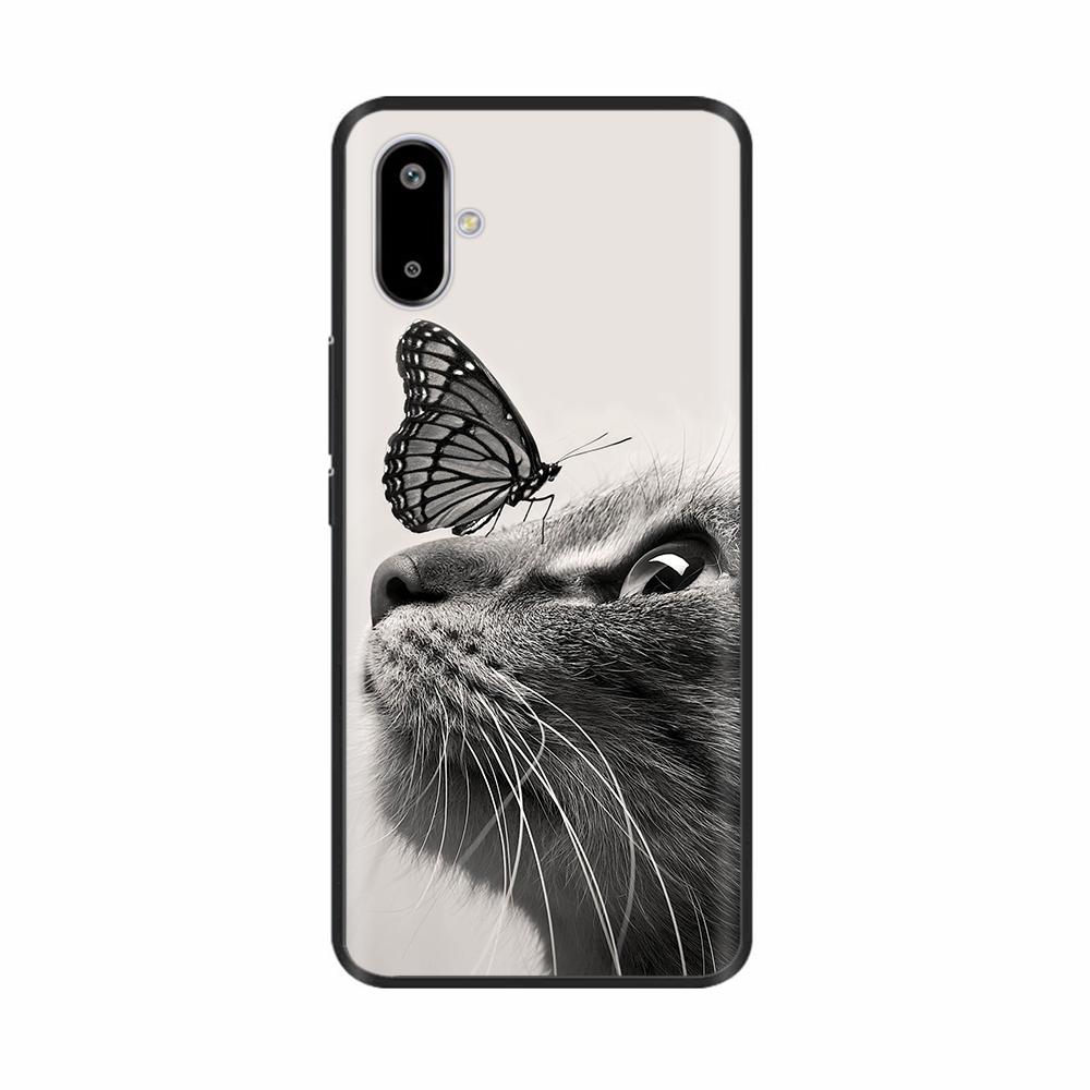 For Samsung Galaxy F06 Case M06 Flower Soft Silicone Back Cover For Samsung M06 Case Phone Cover Shockproof Bumper Fundas Shells