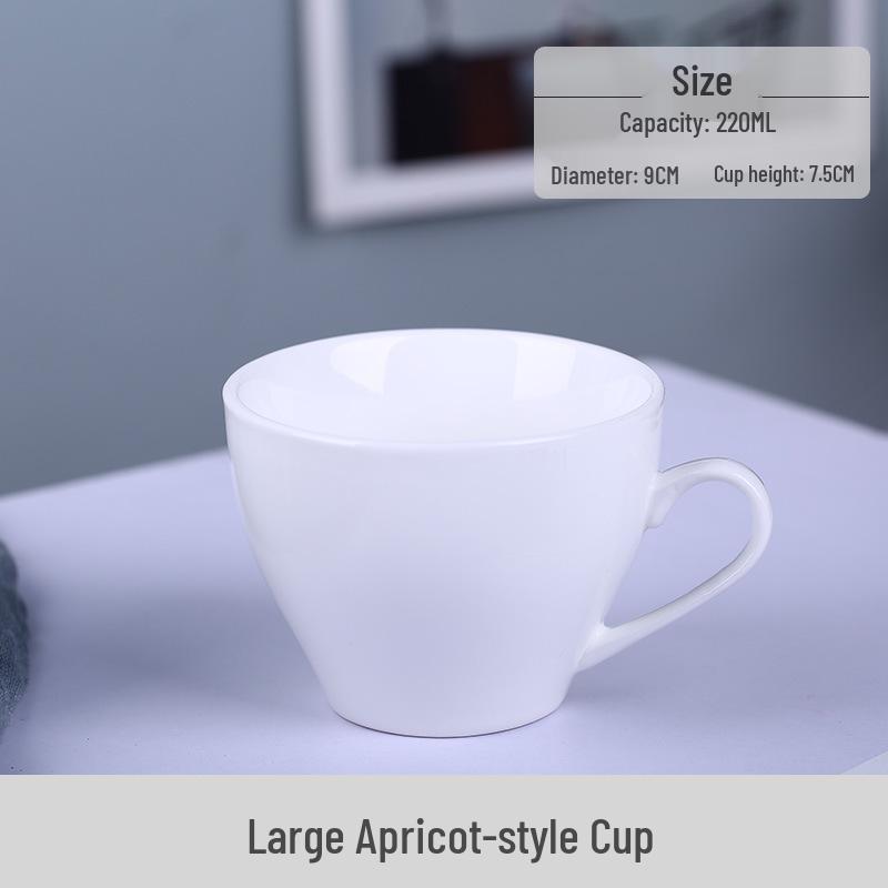 Europejski Luksusowy Zestaw Ceramicznych Filiżanek do Kawy ze Złotym Brzegiem