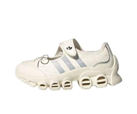 Adidas Adifom Megajane Mary Jane  Beige Silver  JR4497 Women s Size 37