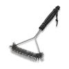 Lifactlab. BBQ Cleaning Net BBQ Camping Cleaning Tool Iron Plate Wire Mesh Brush Burnt Remover Wide Brush