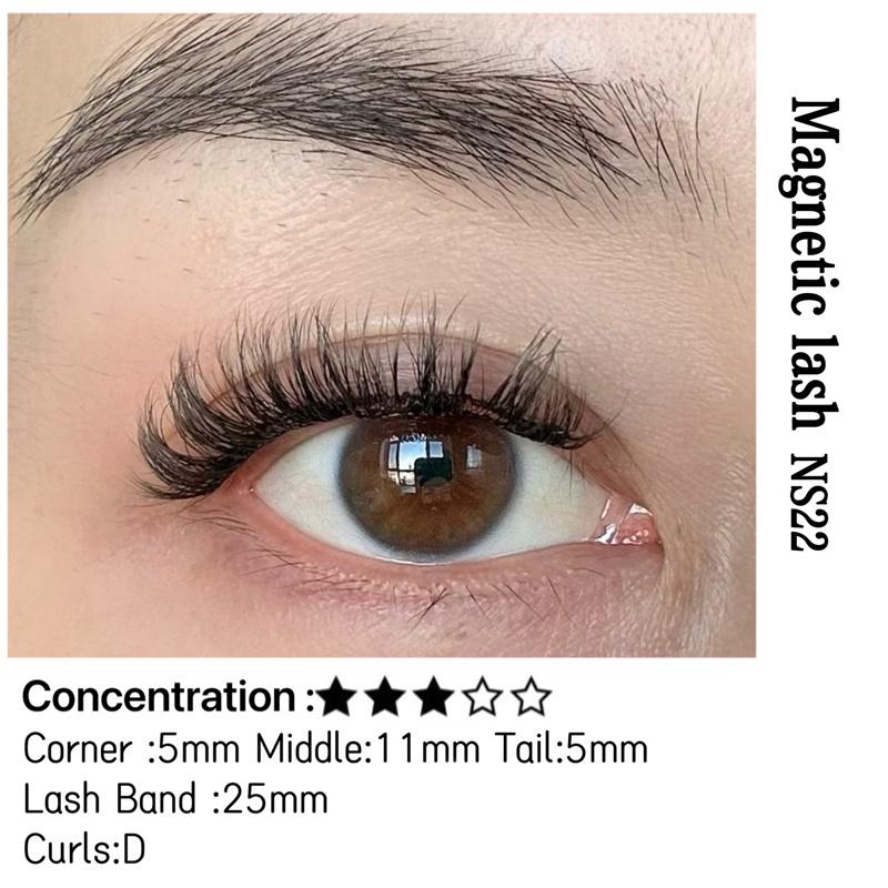2026 Premium Synthetic Hair Magnetic Eyelashes Handmade No Glue Needed No Eyeliner Soft Magnets Quantum Magnetic Lashes Set