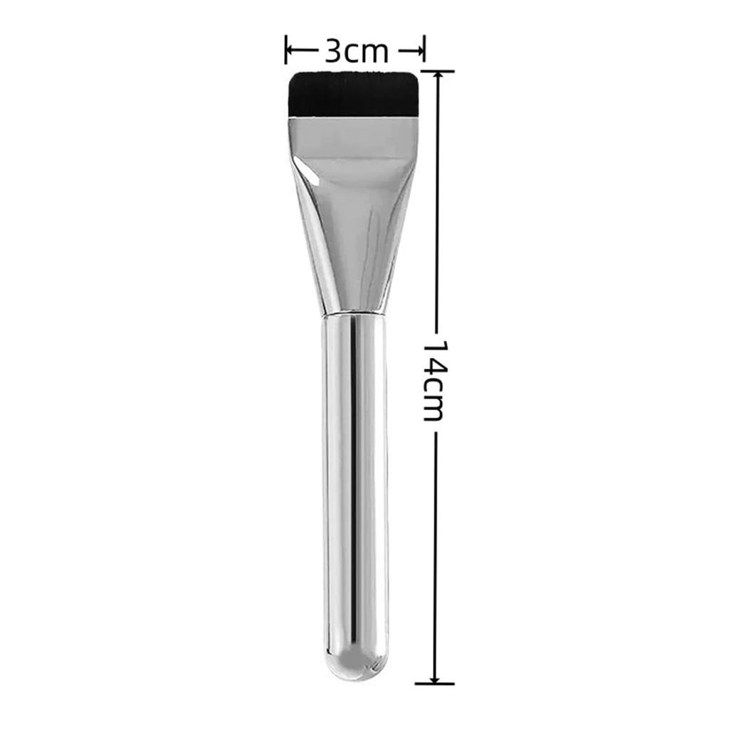 LeTradeJP Makeup Brush Foundation Cosmetic Flat Makeup Foundation Brush 2-Piece Set, Brush, Portable, Brush, Brush,
