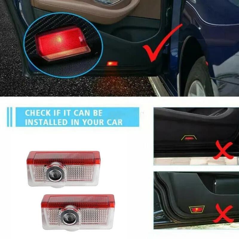 2Pcs Car Door Projector LED Laser Lights Welcome Lamp For Mercedes Benz AMG GL GLC GLE W166 GLS GLA X156 Class E200l E300L E450L