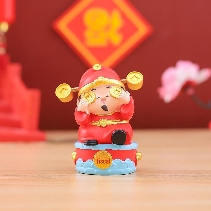Personalized Desktop Cat Car Ornament - Center Console Doll Decoration