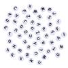 200 Pcs Colorful Acrylic Beads Charm Alphabet Letter Bead DIY Jewelry 1  Clear Multicolor