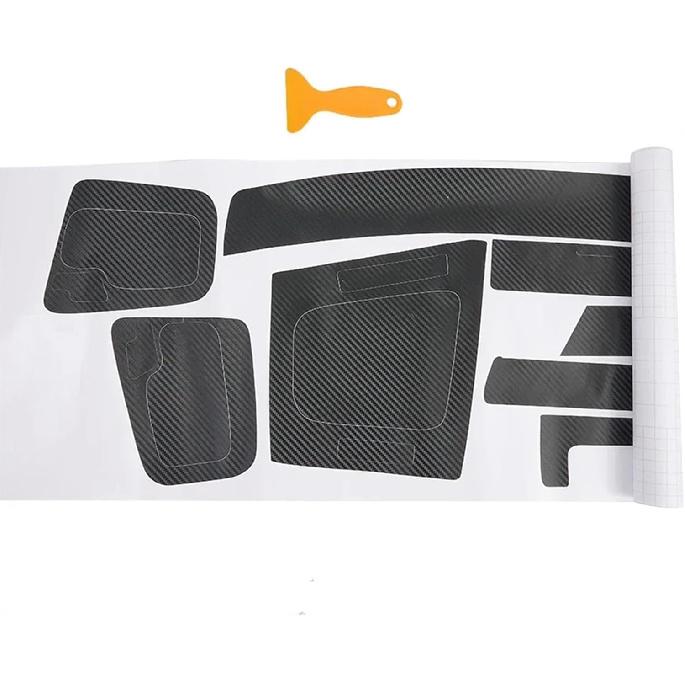 Lišta výplně interiéru vozu Kompatibilní s BMW - řada 3 / E46 1998-2005 Samolepka na palubní desku z uhlíkových vláken Díl příslušenství interiéru vozu