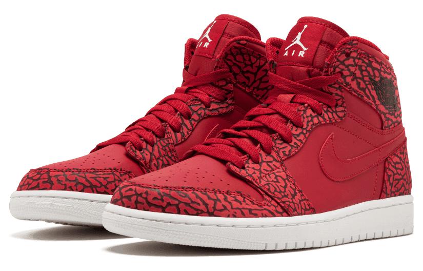 Jordan 1 Retro Red Elephant Print 839115-600