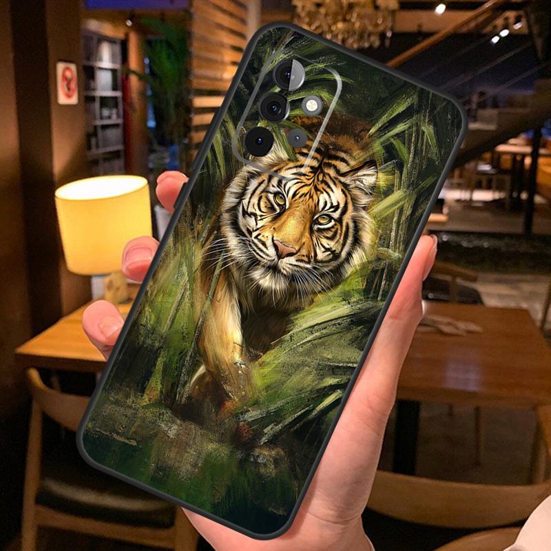 Animal Tiger Case For Samsung Galaxy A36 A56 A26 A16 A06 A53 A33 A13 A12 A32 A52 A55 A35 A15 A54 A34 A14
