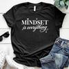 Mindset Is Everything Shirt Unisex Meditation Yoga Graphic Tee Gift S-3Xl