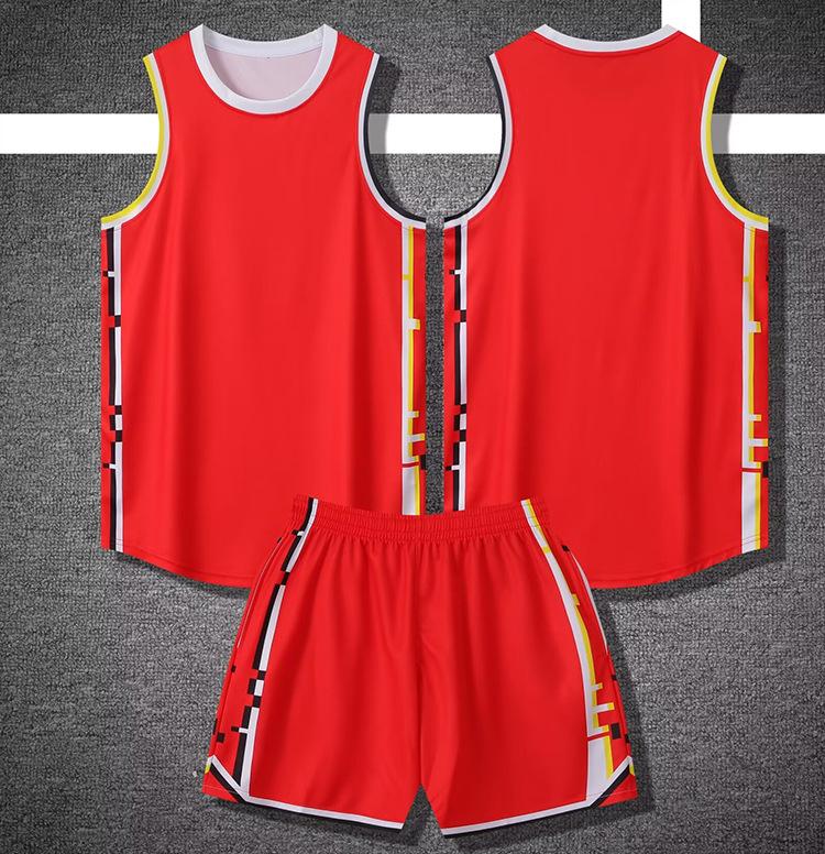 

New American Basketball Jersey Suit Men S Jersey Game Jersey Women S Sports Vest Trendy College Student Clothes Summer M красный