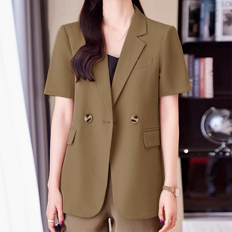 ZANZEA Women Turn Down Collar Short Sleeve Loose Thin Cardigans