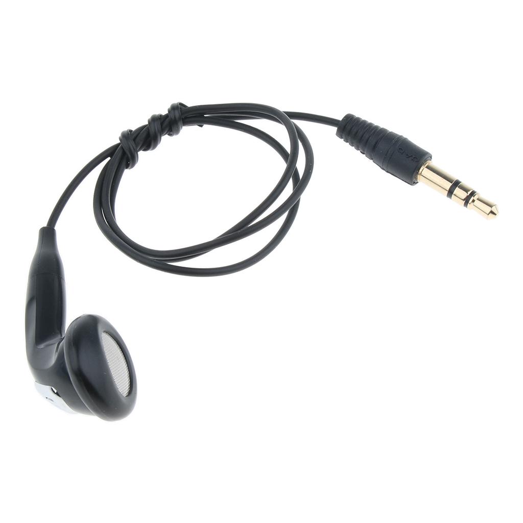 3.5mm Earbuds for Cellphone Comfortable , Black
