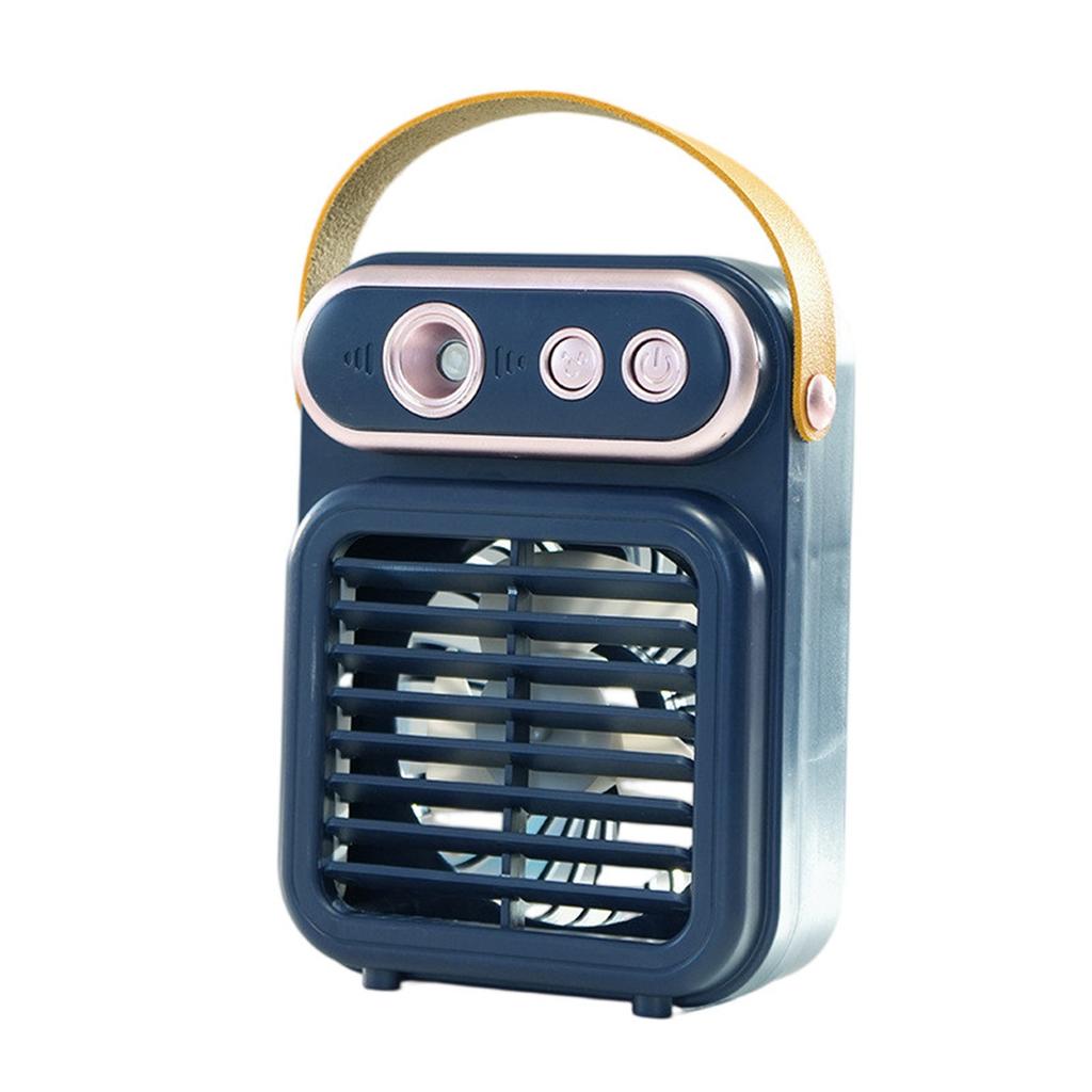 Retro Style Mist Fan – Portable USB Rechargeable Handheld Desktop Fan With Humidifier Function