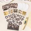 Flower Series Ketchup Girl Journaling Set: 4 Types of Floral Lettering & Collage