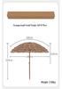 Outdoor Straw Thatch Sun Umbrella with Tassels for Villa Courtyard or Homestay