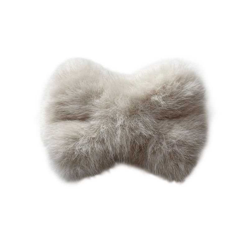 

1 шт. головной убор женский зимний милый плюшевый бант заколка для волос заколки-крабы боковая челка клип